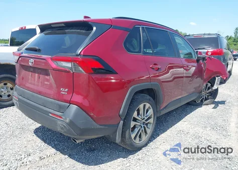 2019 Toyota Rav4 Xle Premium из США, поврежденный, VIN JTMA1RFV0KD506691